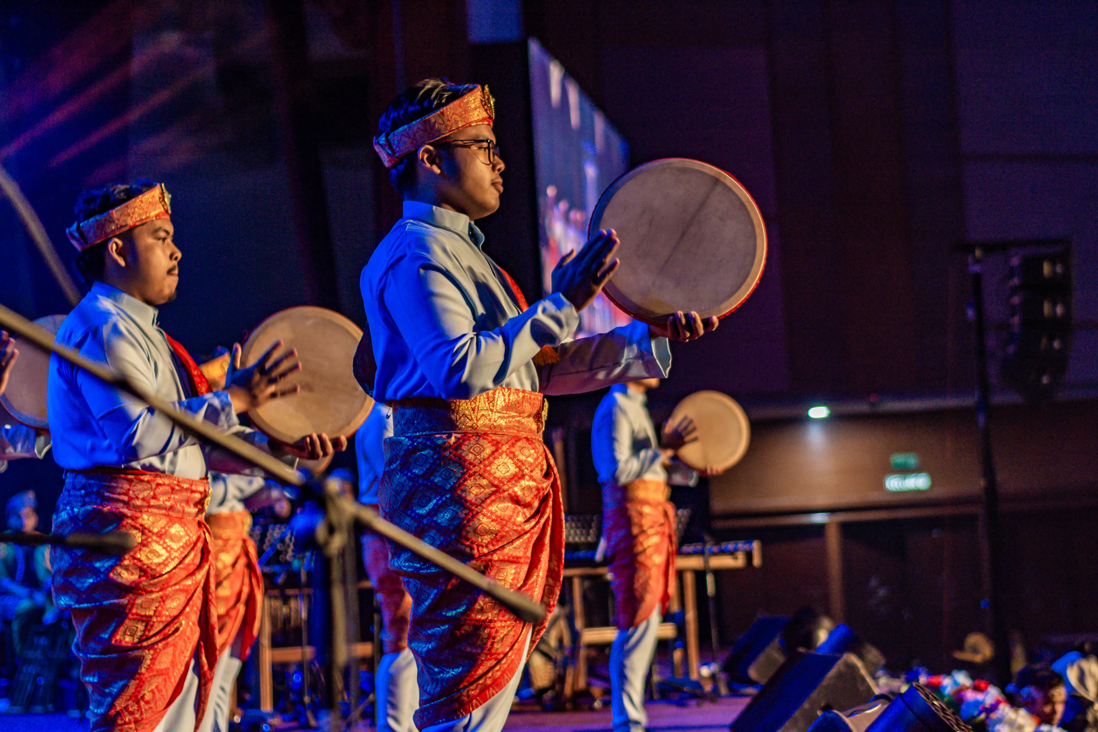 IIUM Percussion Club members together